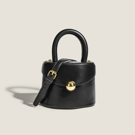 Sac à main rond classique pour femme en PU (1 pièce)