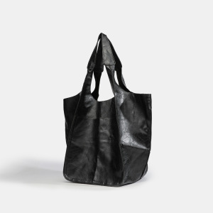 Sac Fourre-Tout Minimaliste Rétro Uni En Pu Pour Femme (1 Pièce) h5 Image3