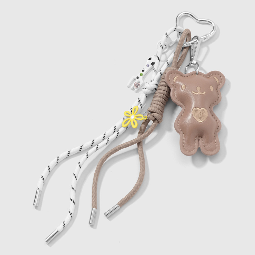 1 Pièce De Breloque De Sac En Chaîne De Perles En Forme De Cœur h5Image4