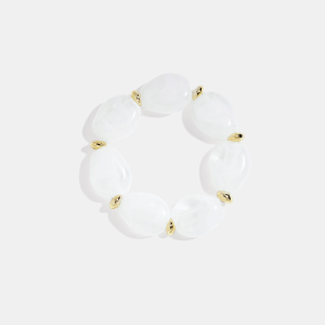 1 Bracelet De Perles En Acrylique De Forme Irrégulière h5 