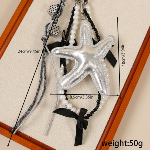1 Breloque De Sac Simple Et Légère En Forme D'Étoile Pour Femme h5 Image2