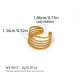 Couleur or/Taille unique/Type de bague 4 Image4