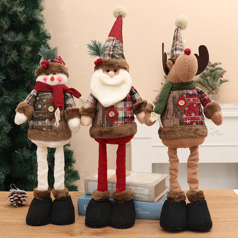 1 Pièce De Peluche Extensible Décorative De Noël h5Image4