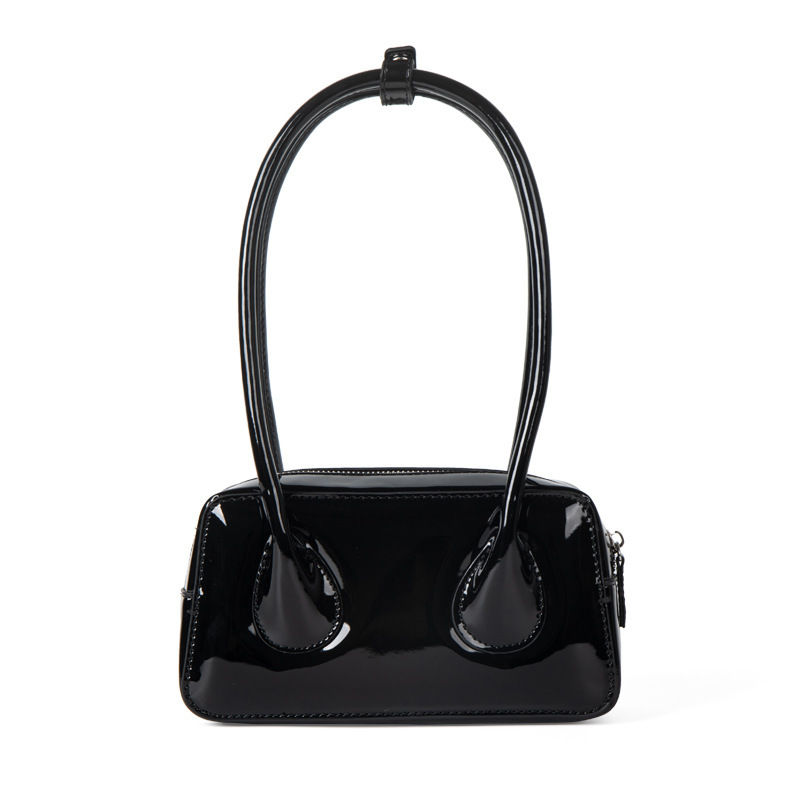 Sac À Bandoulière En Pu Pour Femme, 1 Pièce, Série Simple, Décontracté, Couleur Unie Image2