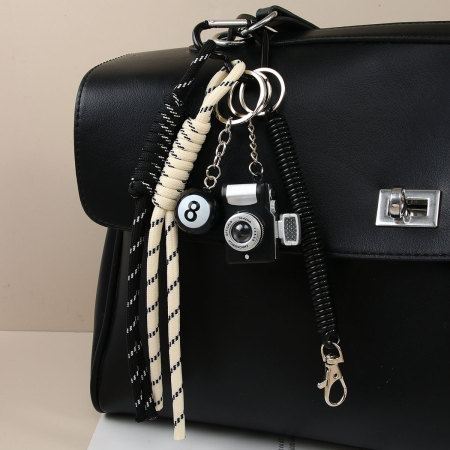 1 pièce de breloques de sac pour femme, simples, légères, luxueuses et décontractées, en PU, motif étoile