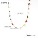 P1898 - Collier coloré en pierres naturelles - 40 + 5 cm Image6