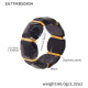 E677-Bracelet noir 60 mm