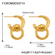 F1095-Boucles d'oreilles en or Image7