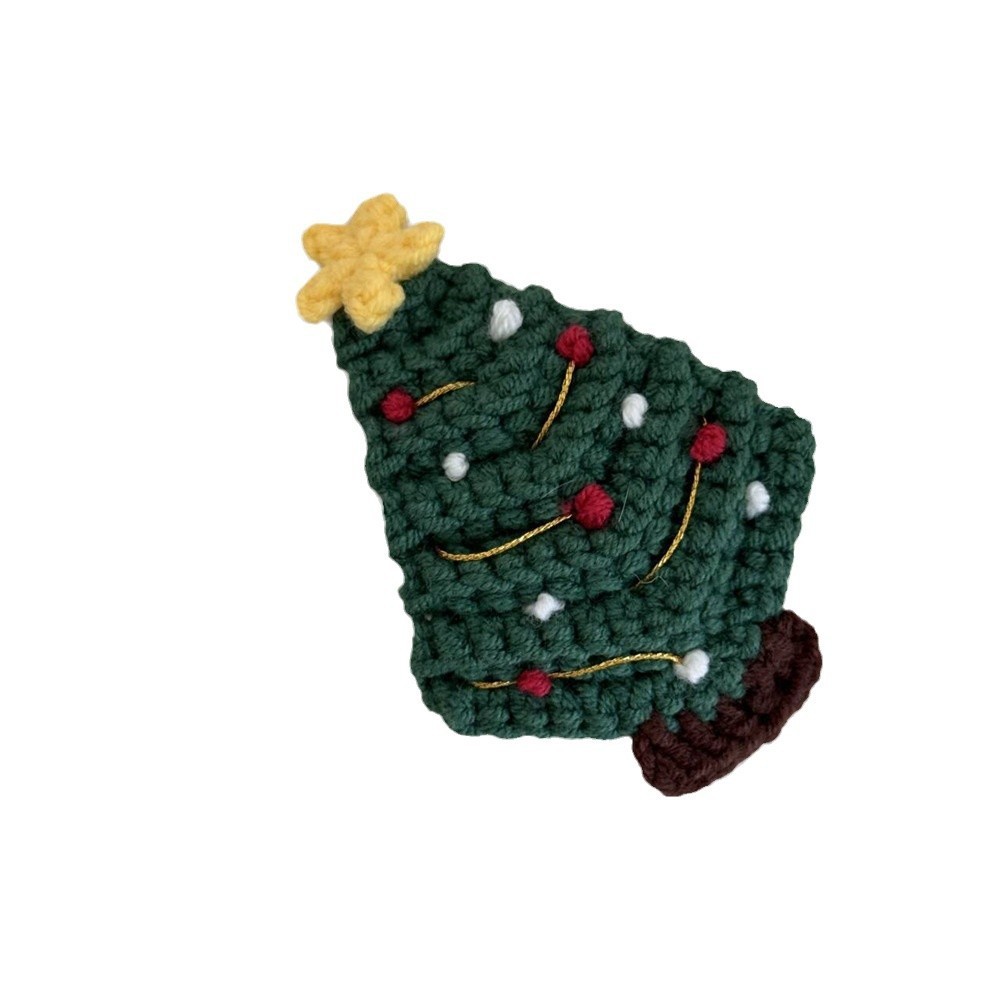 1 Pince À Cheveux En Tissu De Noël Pour Femme, Série Romantique Image5