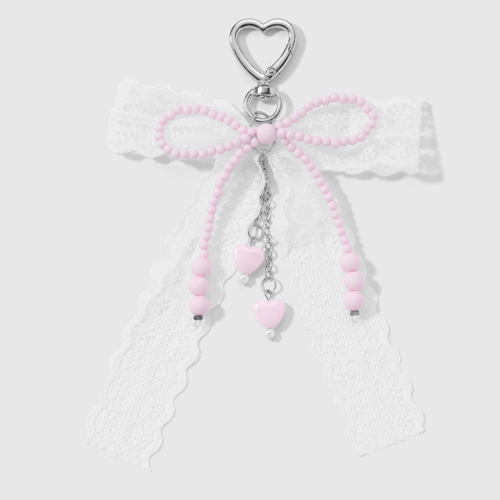 1 Breloque De Sac En Forme De Nœud Papillon En Perles 