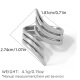 couleur argent/Taille unique Image2
