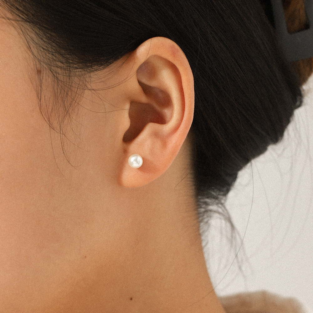 1 Paire De Boucles D'Oreilles Puces Luxueuses Pour Femme, En Acier Inoxydable Doré, Imperméables, De Forme Irrégulière Et Serties De Zircon. Image4