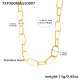 Collier en or 53+5cm
