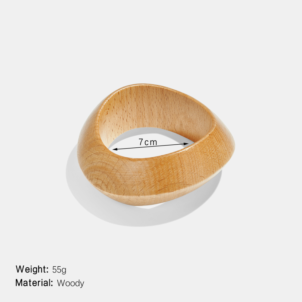 Bracelet Jonc En Bois 1 Pièce Image2