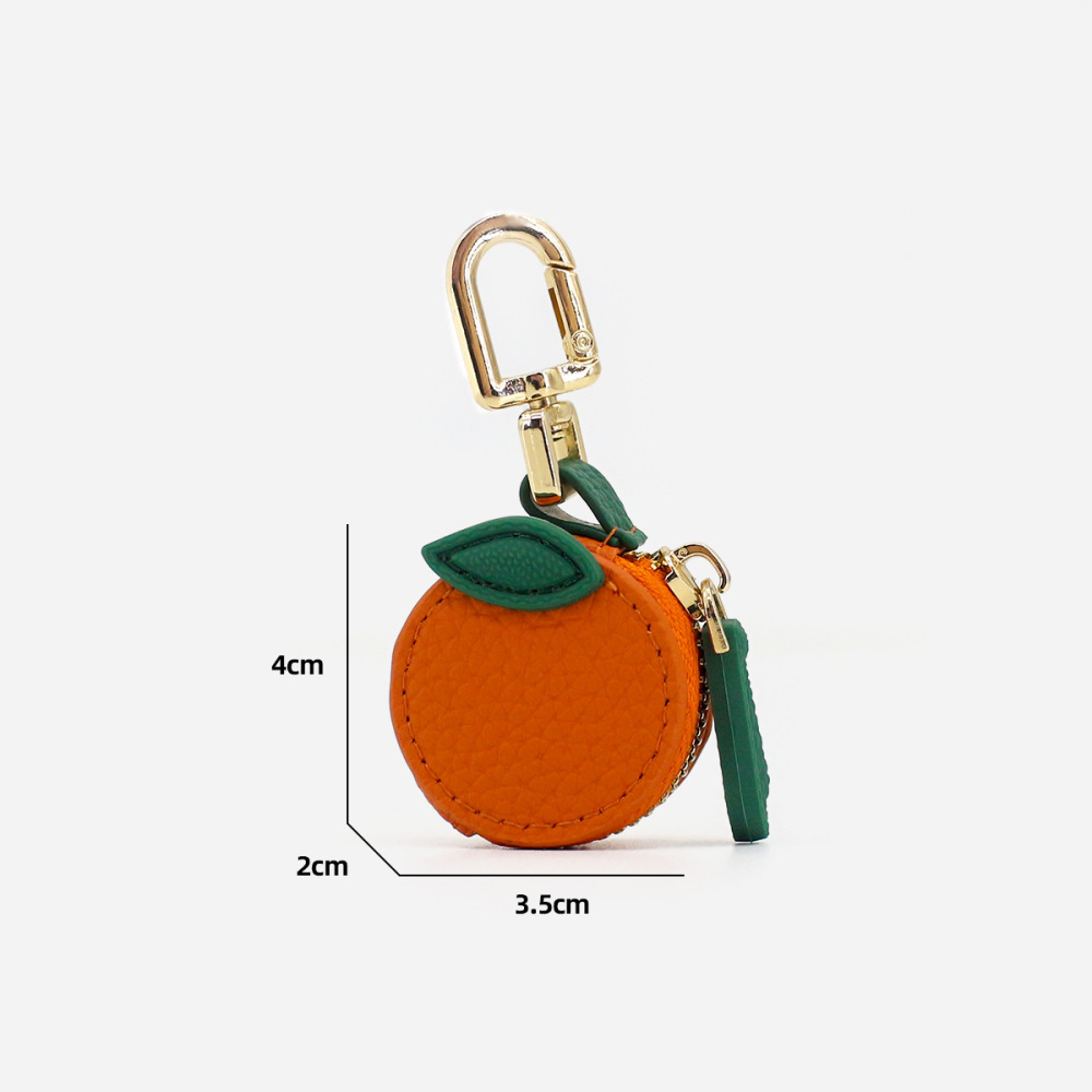 Pendentif Portefeuille Pour Femme En Fibre Synthétique, Fruit Naturel, Série Vivid, 1 Pièce