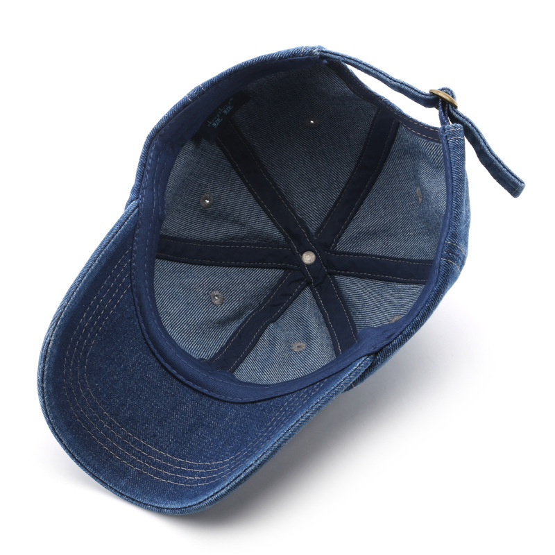 Casquette De Baseball Décontractée En Jean 1 Pièce h5Image3