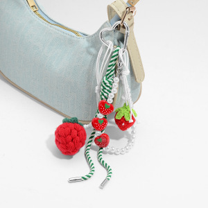 1 Breloque De Sac En Forme De Fraise Sucrée h5 Image4