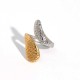 Couleur or et argent/Taille unique Image3