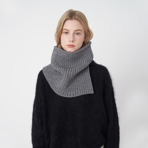 Écharpe D'Hiver Épaisse En Polyester De Couleur Unie Pour Femme, 1 Pièce h5 Image2
