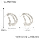 F597-Boucles d'oreilles en acier Image2