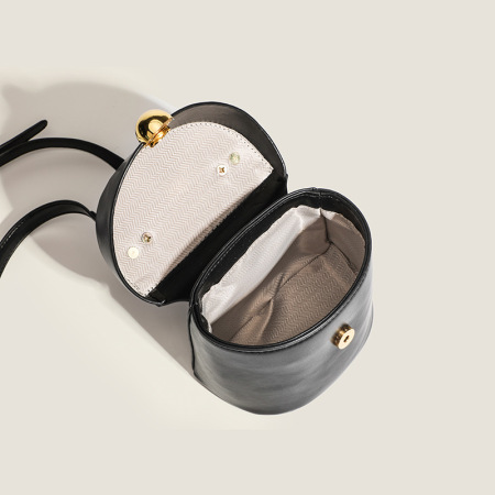 Sac à main rond classique pour femme en PU (1 pièce) 2