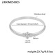 Bracelet en acier et zircon blanc Z480 Image2