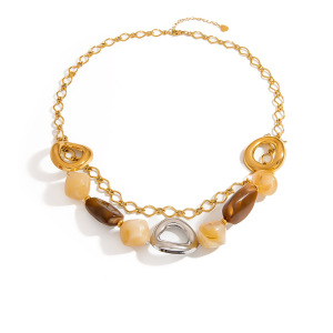 Collier Classique En Perles De Résine, 1 Pièce h5 Image4