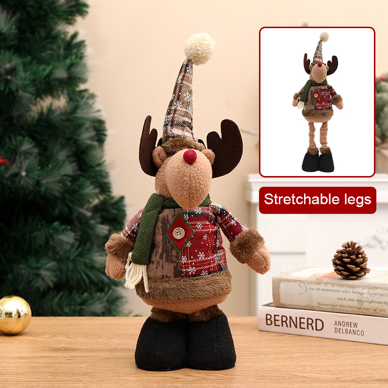 1 Pièce De Peluche Extensible Décorative De Noël