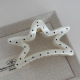 Pois blancs - étoile à cinq branches Image9