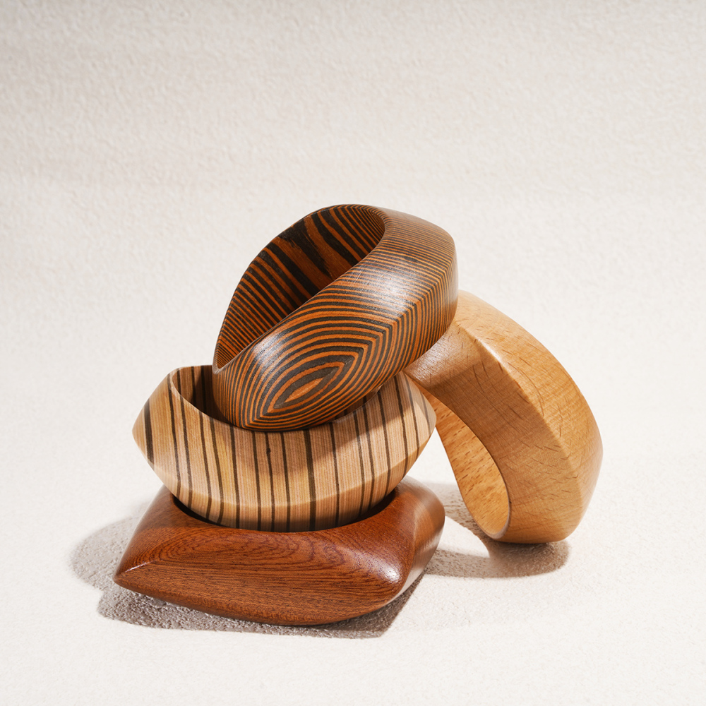Bracelet Jonc En Bois 1 Pièce Image4