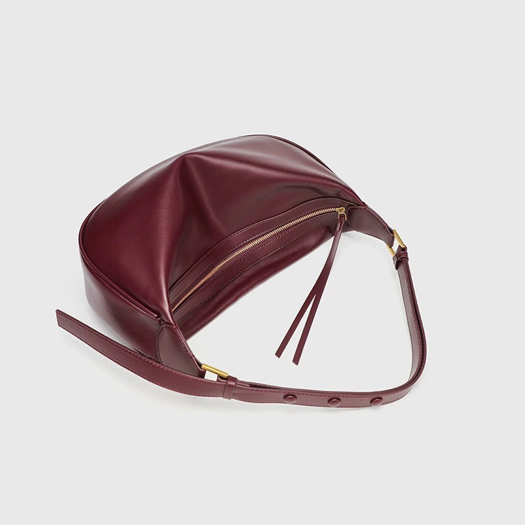 Sac À Bandoulière Classique En Pu De Couleur Unie Pour Femme, 1 Pièce Image3
