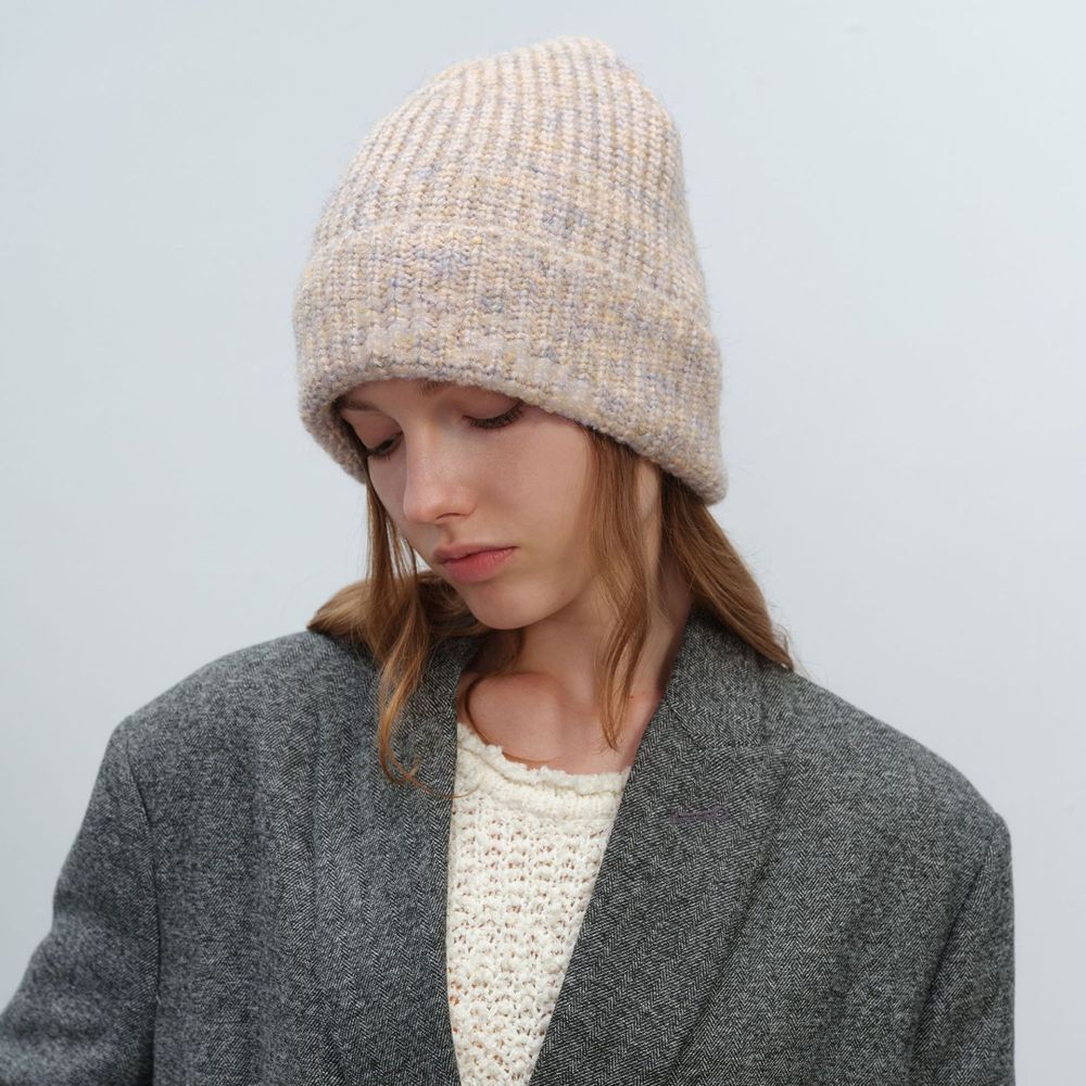 Chapeau Décontracté En Fibre Synthétique Pour Femme, Couleur Unie, 1 Pièce