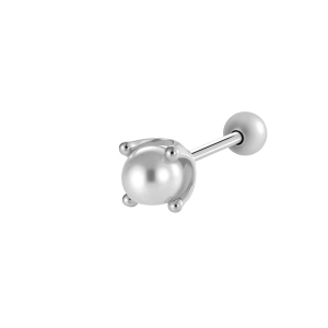 Boucle D'Oreille Piercing En Forme De Cœur En Cuivre Doré Et Zircon h5