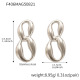 F406-Boucles d'oreilles en acier Image3