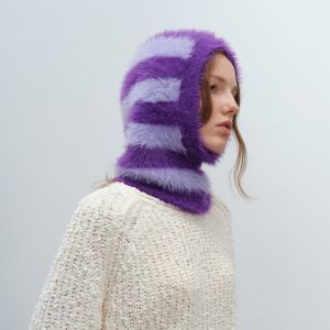 Chapeaux Pour Femmes En Fibre Synthétique À Rayures Classiques, 1 Pièce h5 Image4