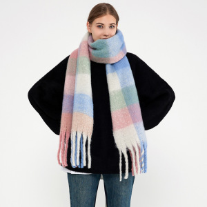 Écharpe D'Hiver Thermique En Polyester Pour Femme, 1 Pièce h5 Image2