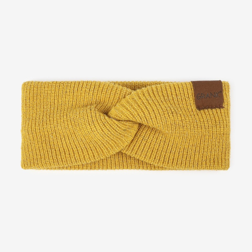 1 Bandeau Simple En Tricot Double Couche De Couleur Unie Pour Femme Image3