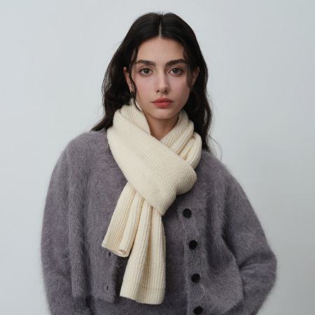 Écharpe d'hiver décontractée en fibre synthétique pour femme, 1 pièce