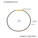 E428-Bracelet zircon noir 20cm Image6