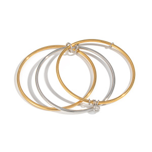Bracelet Étanche En Acier Inoxydable (1 Pièce), Couleurs Assorties h5 Image5