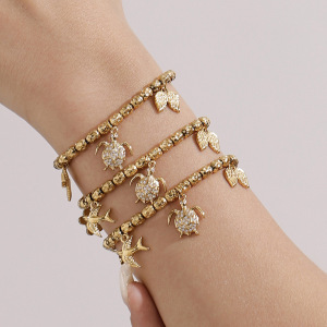Ensembles De Bijoux De Luxe Pour Femmes, En Acier Inoxydable, Étanches, Couleur Or, Avec Zircon, Motif Animal. h5 Image4