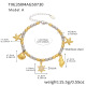 TXE350-Bracelet en or et zircons DIY 16+5 cm Image2