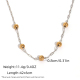 Couleur or et argent/Taille unique/Collier type 3 Image3