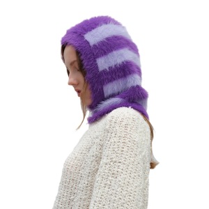 Chapeaux Pour Femmes En Fibre Synthétique À Rayures Classiques, 1 Pièce h5 Image5