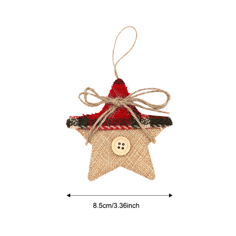 1 Chaussette Décorative Mignonne Pour Sapin De Noël