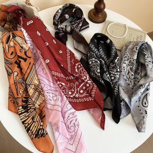 Bandana À Motif Cachemire Et Fleurs Rétro 1 Pièce h5 Image3