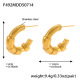 F492-Boucles d'oreilles en or Image5