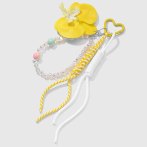 1 Pièce De Breloque De Sac En Chaîne De Perles De Fleurs Douces h5 Image5