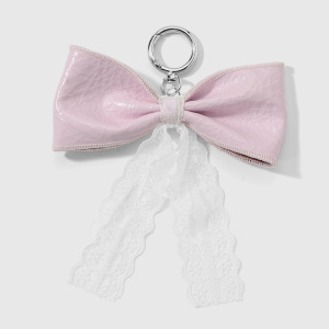 1 Pièce De Breloque De Sac En Cuir Avec Nœud Papillon h5