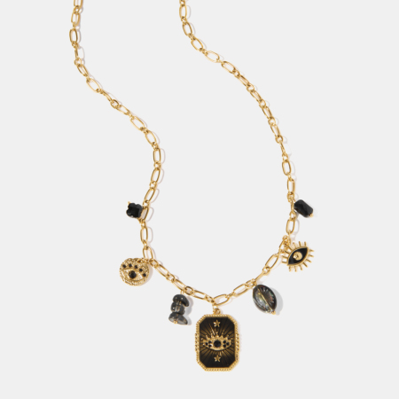 Collier pendentif étanche en acier inoxydable Tarot 2